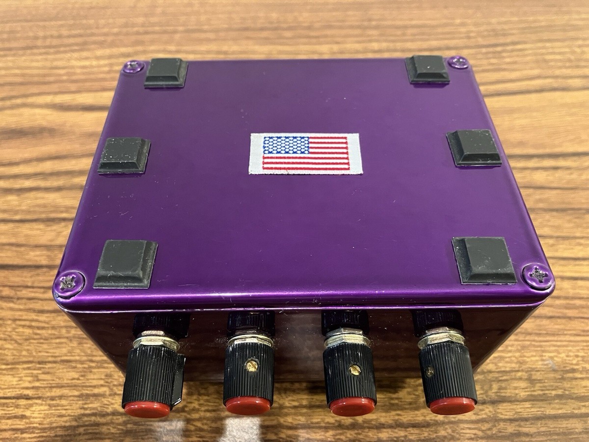 Prescription Electronics Experience Fuzz Pedal Custom Deep Purple