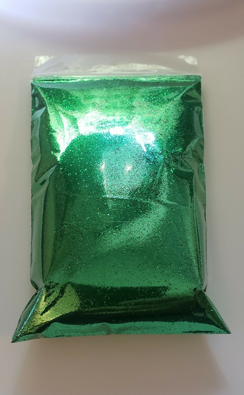 6oz Premium Bright Lime Green 015" Metal Flake Automotive Paint