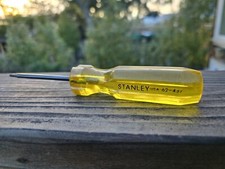 Vintage STANLEY USA 62-437 Torx Driver with Y...