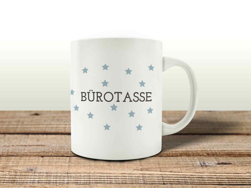 TASSE Kaffeebecher BÜROTASSE Geschenk Spruch Motiv Arbeit Job Büroküche - Bild 2 von 2