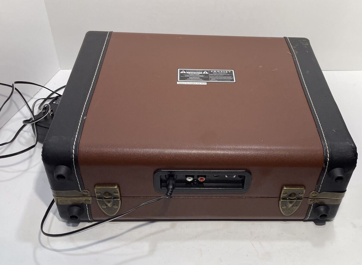 Crosley CR6019A-BR Brown Suitcase Record Player USB Crosley CR6019A-BR Brown Suitcase Record Player USB