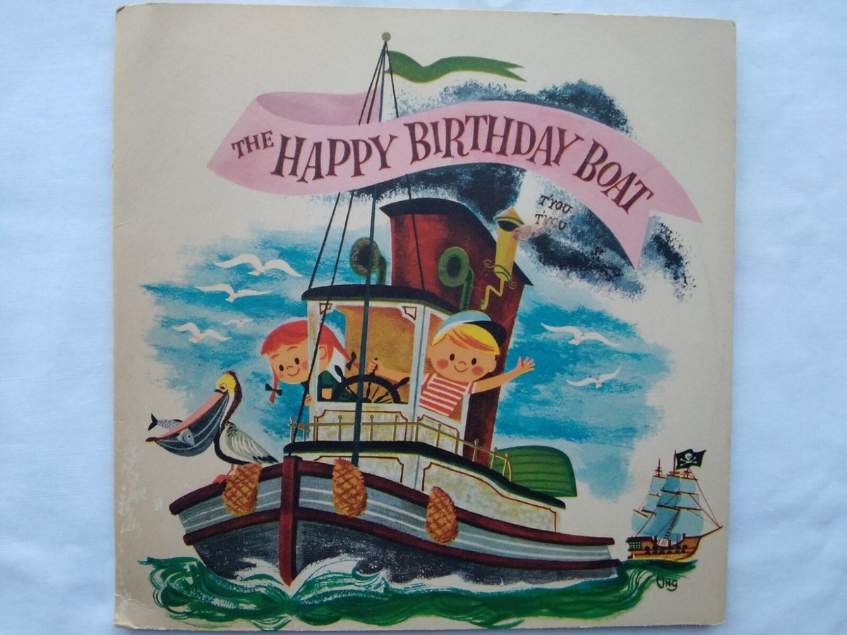 The Happy Birthday Boat 78rpm Single 6-inch Greeting Rec-Cards
