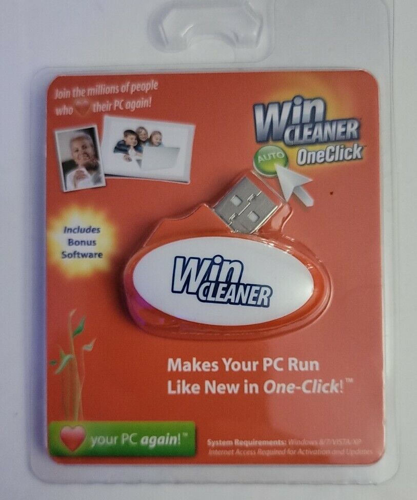 WinCleaner Ultra Computer Repair Software Flash Drive.