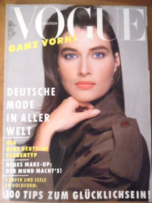VOGUE GERMANY 3 - 1987 Rosemary McGrotha Hanna Schygulla Jan Niklas Monaco