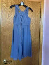 4 Grey Knee-Length Dresses from David's Bridal (Sizes 2, 8, 10)