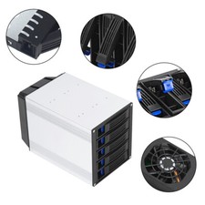 HDD Enclosure Hot Swap Cage 5-Bay 3 x 5.25" Drive Bays 5x SATA 3.5"/2.5"Sas HDD