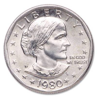1980-D BU SUSAN B. ANTHONY DOLLAR