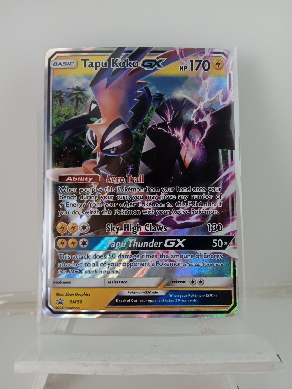 Pokémon TCG Tapu Koko GX SM Black Star Promo SM50 Promo eBay
