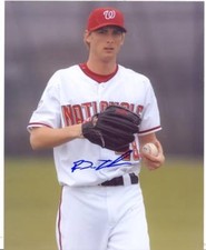 ROSS DETWILER WASHINGTON NATIONALS SIGNED 8X10 PHOTO