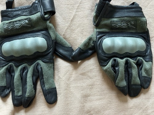 Wiley X CAG-1 Combat Assault Gloves Foliage Green Tactical Hard Knuckle