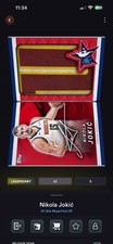 Topps NBA Collect Digital Nikola Jokic All Star Booklet 15cc Legendary