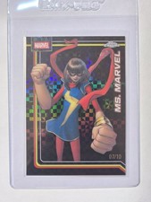 2026 Topps Chrome Marvel Ms. Marvel Black Xfractor /10 #83