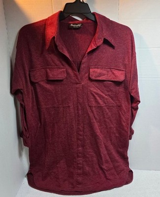 Women's Basically Me Red Tunic Top M/L