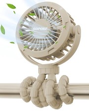 Mini Portable Baby Stroller Fan,3 Speed Personal Handheld Fan,Battery Operate...