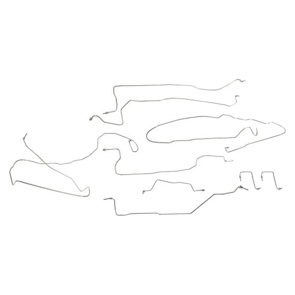 Juego de kit de línea de freno de acero inoxidable para 03-06 Chevy GMC Cadillac GM SUV Dorman Foto 4 de 4