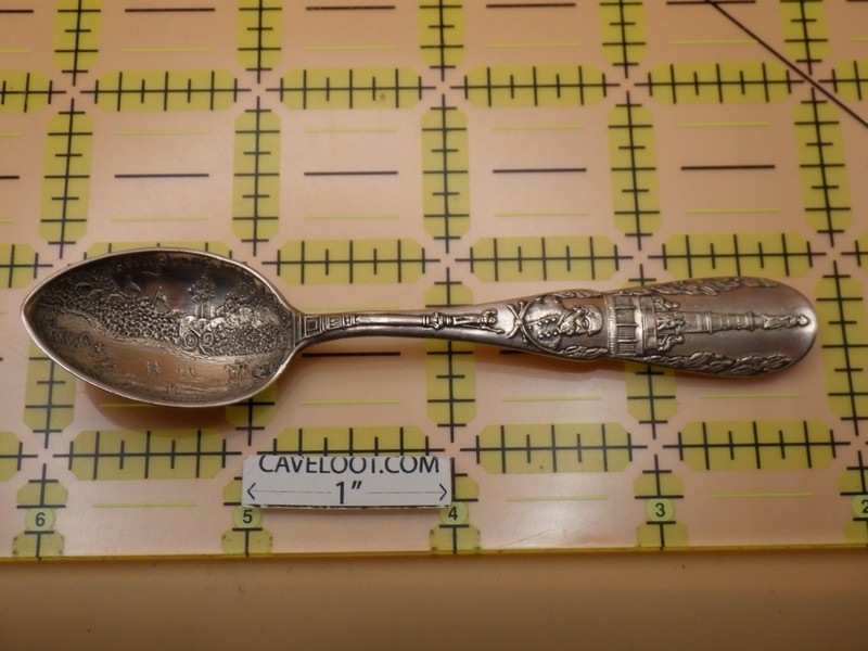Battle of Gettysburg Souvenir Spoon Vintage Pickett's Charge Civil War Display