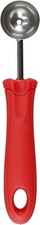 KitchenCraft Soft Grip Melon Baller Scoop - Stainless Steel, Easy-Clean, 17cm