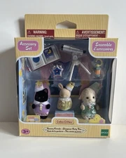 Calico Critters Nursery Friends Sleepover Party Trio Set, NIB