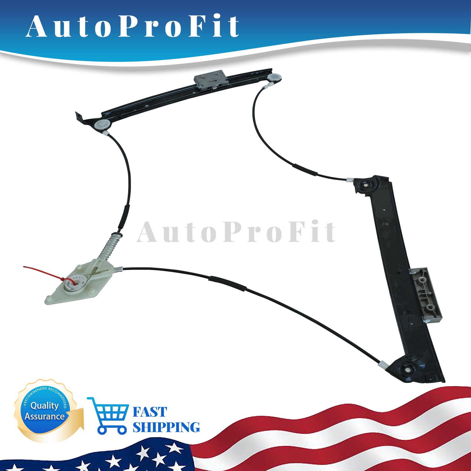 Front Left Window Regulator For 04-18 Bentley Continental GT Coupe 3W0837401J US