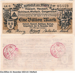 1 Billion Mark Haslach Hausach Schiltach Wolfach und Gengenbach