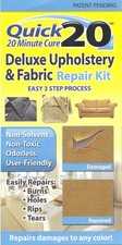 Quick 20 Deluxe Upholstery Fabric Repair Kit Easily repairs Universal