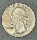 1959-P Washington Quarter 90% Silver