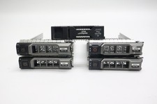 Lot 5 Dell PowerEdge Hard Drive Tray Caddies 3.5" LFF with HP Blank - Open Box