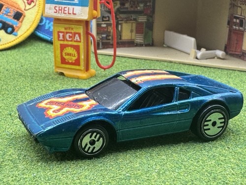 1983 Hot Wheels QUICK TRIK Ferrari Blue Race Bait 308 Ultra Hots UH Street Beast - Picture 4 of 15