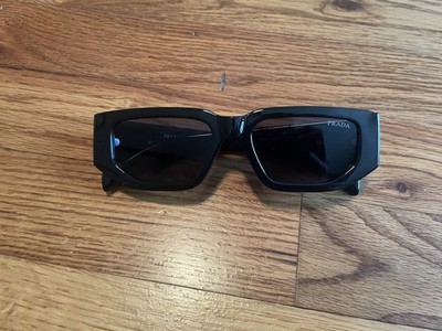 PRADA Milano Black Rectangle Glasses
