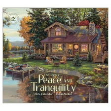 Legacy Publishing Group,  Peace and Tranquility by Kim Norlien 2026 Wall Calenda