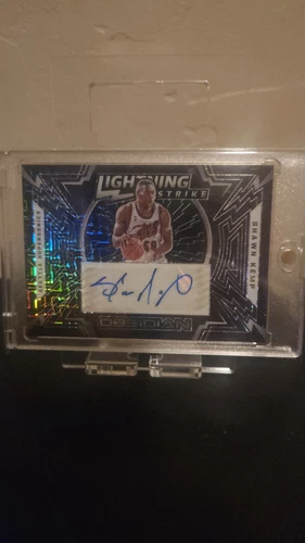 2020-21 Obsidian Shawn Kemp Lightning Strike Auto White Mojo True 1/1 4C1281