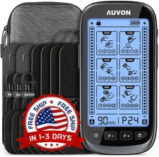 Belifu Dual Channel TENS EMS Unit 24 Modes Muscle Stimulator for Pain Relief