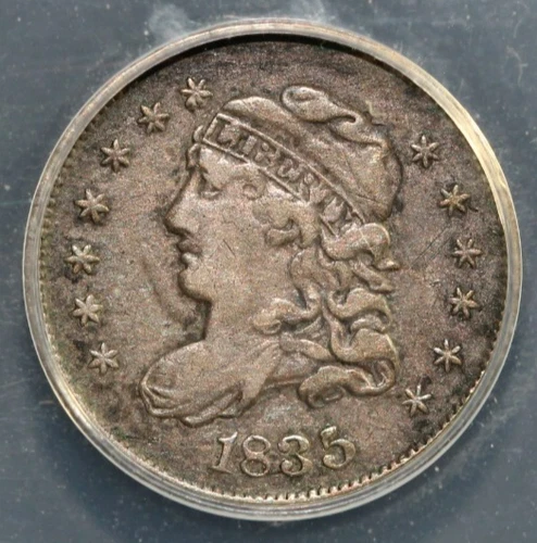1835-P Capped Bust Half Dime — photo from another recent sale