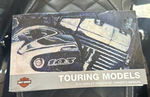Harley-Davidson Touring Models 2016 Owner's Manual 99466-16 Preowned