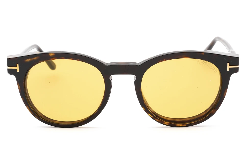 Marco de gafas Tom Ford FT5823-H-B 052 Havana + CLIP SOLAR 50 mm Foto 2 de 4