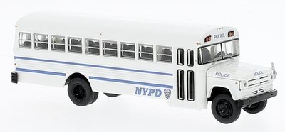 AKTION Busse Brekina 1:87 H0 61332 Dodge S 600 NYPD Bus 1970 NEU OVP