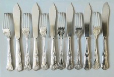 Couverts Anciens Plaqué argent EPNS A1 Letheby & Christopher Sheffield England