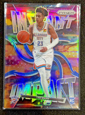 2021-22 Panini Prizm Tre Mann RC Silver Prizm #15 Instant Impact OKC Thunder
