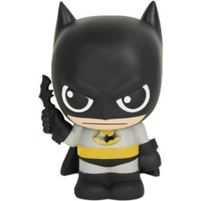 DC Comics Chibi Batman PVC Figura Banco de Monedas Figura 3D Hucha Banco de Monedas 8"