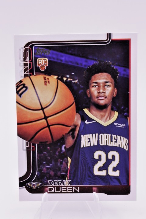 2025-26 Topps Flagship Golden Mirror Variation SSP Derik Queen RC #213 Case Hit