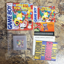 Acclaim Krusty's Fun House The Simpsons (Game Boy) Box Manual NTSC-U/C