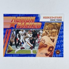 2021 Rookies & Stars Action Packed True Blue Chase Young /49 #AP-16