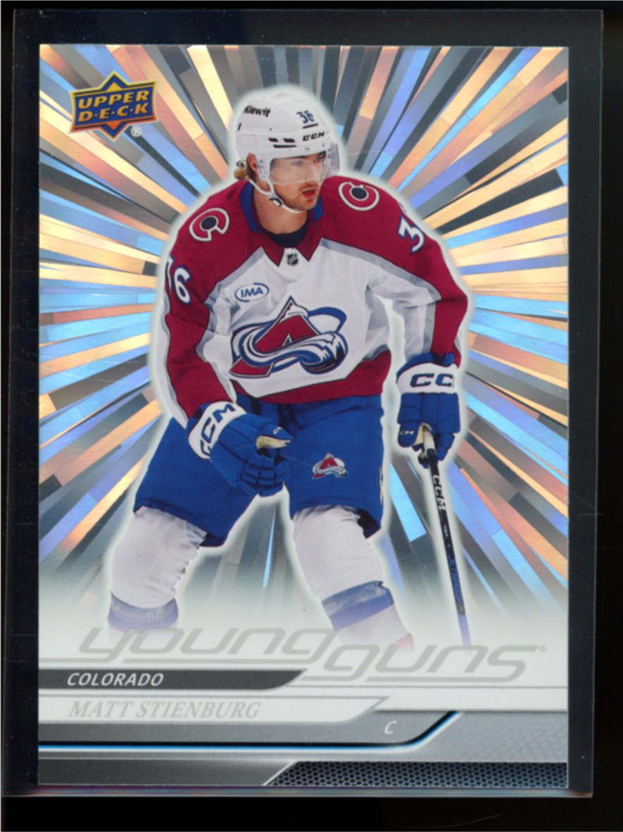 2024 UPPER DECK #486 MATT STIENBURG OUTBURST SILVER YOUNG GUNS RC