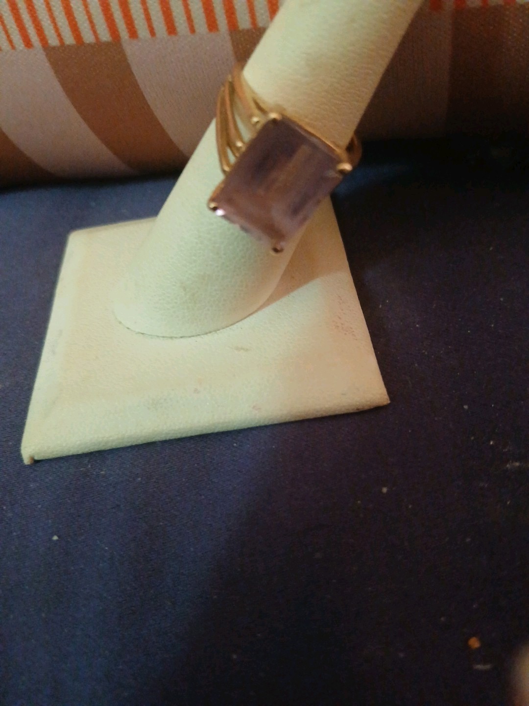 10K SOLID GOLD YELLOW AMETHYST RING - image 10