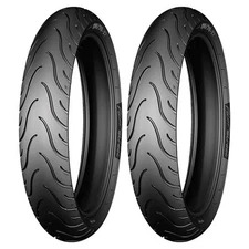 TYRE PAIR MICHELIN 100/70-17 49S + 70/90-17 43S PILOT STREET