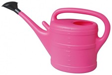 Green Wash Essential Watering Can 10L Pink with rose storage nozzle
