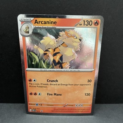 Pokémon TCG Arcanine SVP Black Star Promos SVP011 Holo Promo Cosmos Holo Rare 