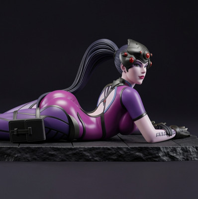 Widowmaker Overwatch Sexy Figure V2! Printed 16k Res! HandPainted or Unpainted!