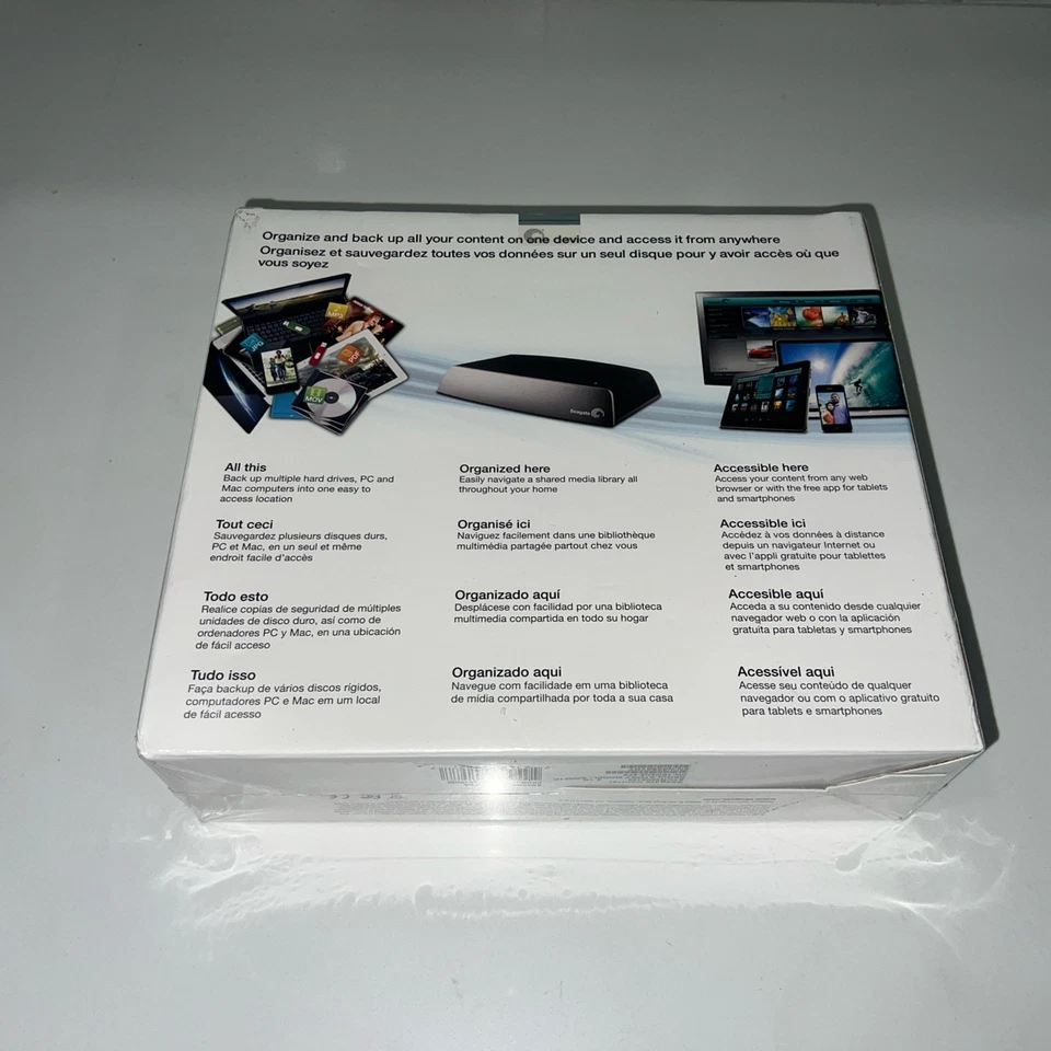 Seagate Central Shared Network Storage NAS 2TB SNR01C New In Factory Sealed Box - Image 4 of 4