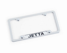 Genuine Volkswagen License Plate Frame - Jetta - Polished Zvw-355-011